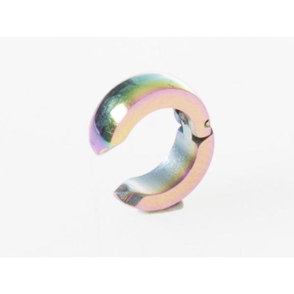 男女兼用ファッション シンプル 丸型 ピアス イヤーカフ イヤリング 挟むタイプ Mサイズ 1個入り...