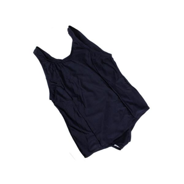 コスプレ用 スクール水着風コスチューム 衣装 ワンピース水着風 折り目タイプ ネイビー Lサイズ