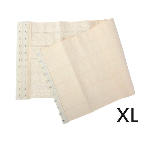 男女兼用 無地 ベージュ色 ウエスト引き締め コルセット#サイズXL