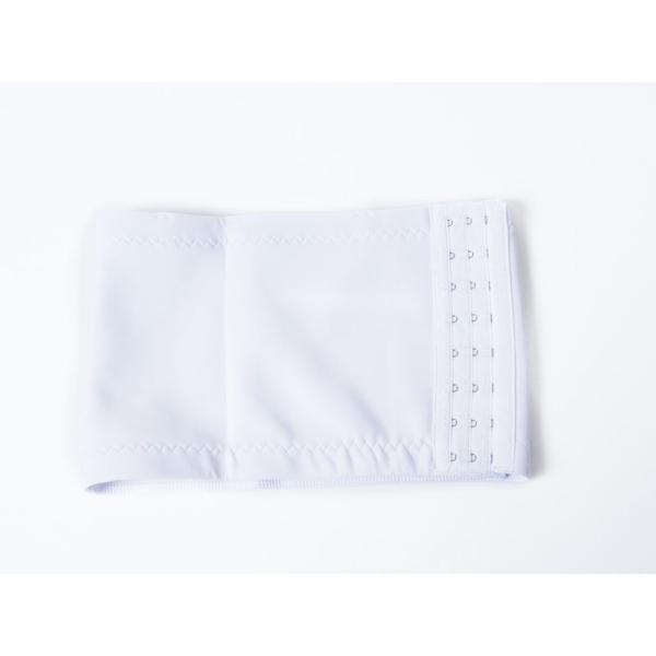 ポリエステル製 3段フック式 胸潰し ナベシャツ 男装コスプレ 仮装小道具 吸湿性 ホワイト#XLサ...