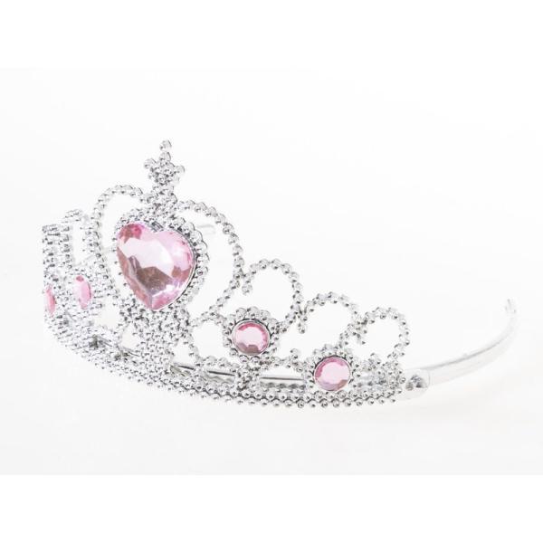 子供 パーティー コスプレ 仮装アイテム プリンセス 王妃などに変身 アクセサリー ティアラ#ピンク