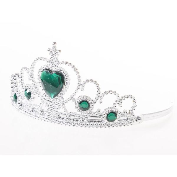 子供 パーティー コスプレ 仮装アイテム プリンセス 王妃などに変身 アクセサリー ティアラ#グリー...