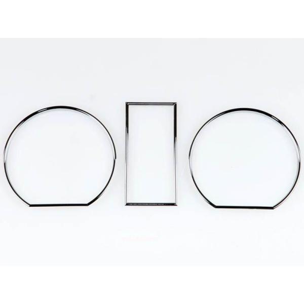 VW用 ゴルフ Mk2 クロームゲージリング メーターリング