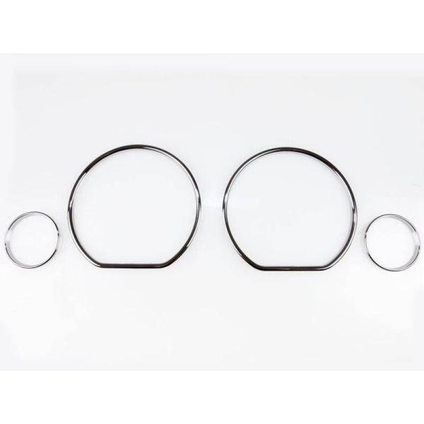 VW用 ゴルフ Mk3 クロームゲージリング メーターリング