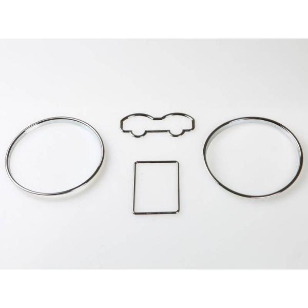 VW用 フォルクスワーゲン用 ゴルフ Mk4用 クローム ゲージメーターリング