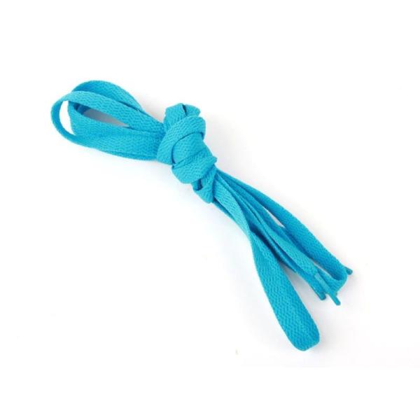 スニーカー スポーツシューズ系に最適シューレース 平紐 靴紐 靴ひも#スカイブルー