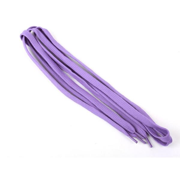スニーカー スポーツシューズ系に最適シューレース 厚みのある平紐 靴紐 靴ひも#ライトパープル