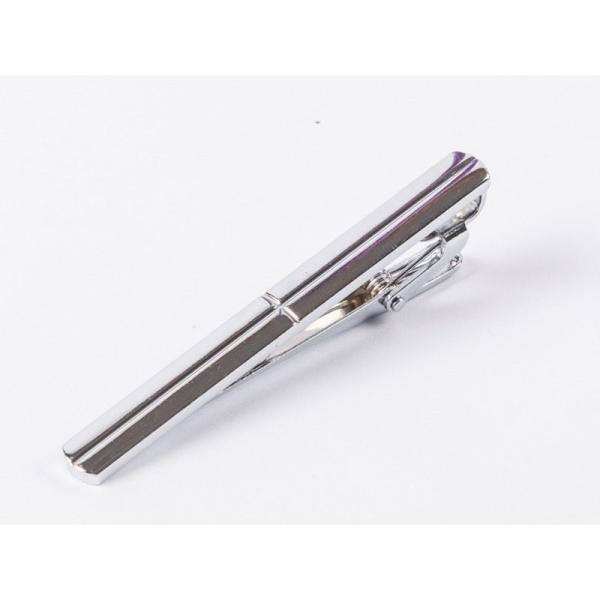 メンズファッション ビジネス カジュアル ネクタイピン シンプル シルバー#タイプG
