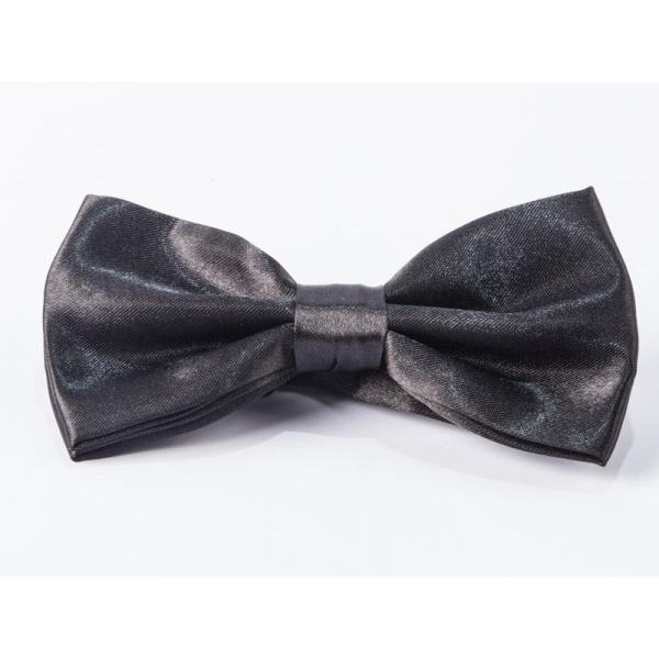 メンズファッション ビジネス カジュアル 無地 蝶ネクタイ ボウタイ#ブラック