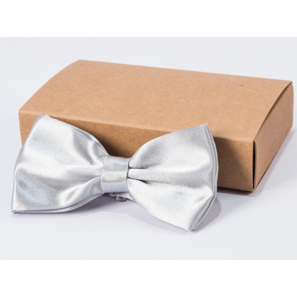 メンズファッション ビジネス カジュアル 無地 蝶ネクタイ ボウタイ#ライトグレー