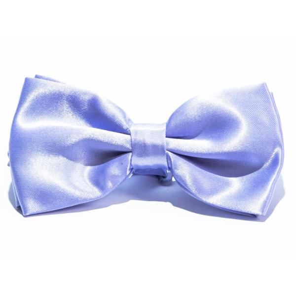 メンズファッション ビジネス カジュアル 無地 蝶ネクタイ ボウタイ#ライトパープル