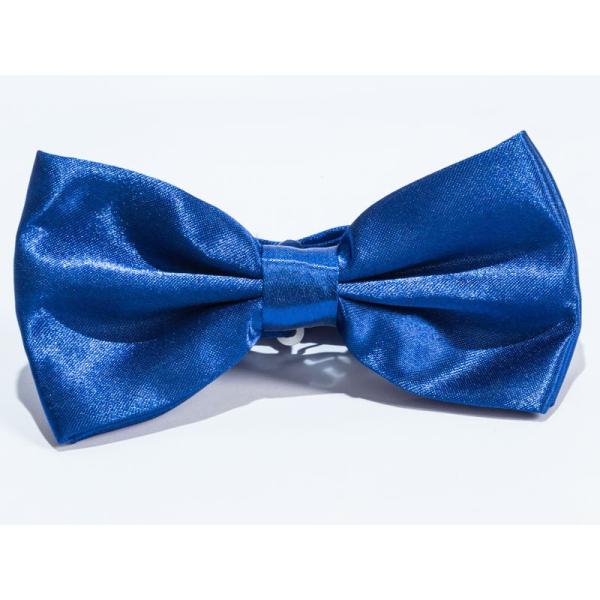 メンズファッション ビジネス カジュアル 無地 蝶ネクタイ ボウタイ#ブルー