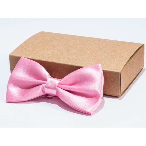 メンズファッション ビジネス カジュアル 無地 蝶ネクタイ ボウタイ#ピンク