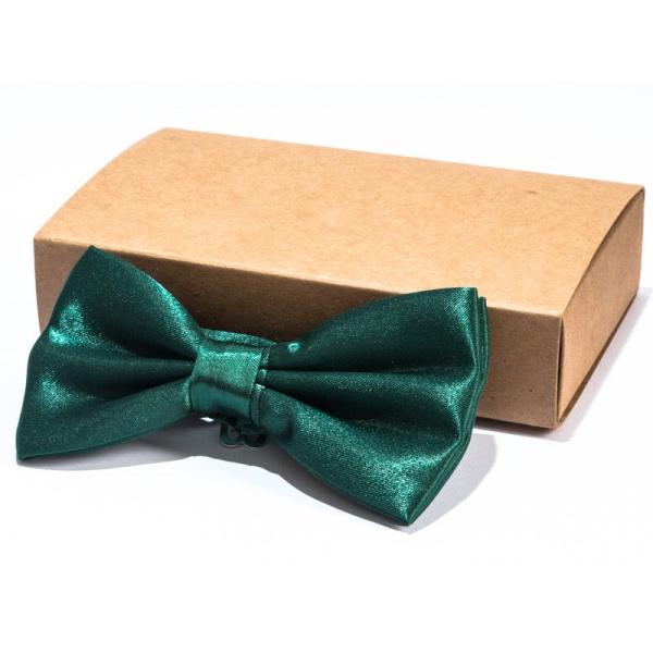 メンズファッション ビジネス カジュアル 無地 蝶ネクタイ ボウタイ#ダークグリーン