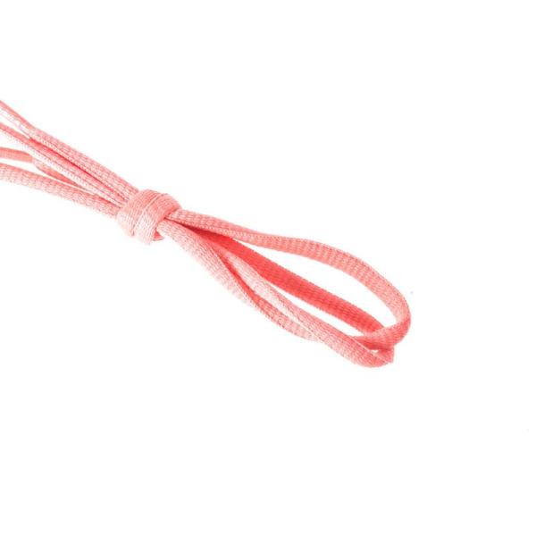 オーバルシューレース 楕円形 120cm靴紐 スニーカー スポーツシューなど 靴ひも#オレンジレッド