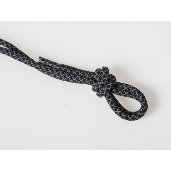 スポーツに最適 スニーカーなど 反射タイプ シューレース 丸紐 靴紐 靴ひも 0.4×120cm#ブ...