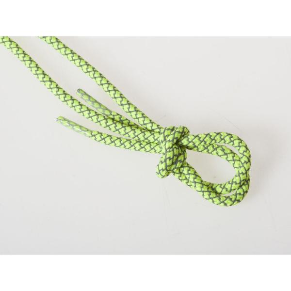 スポーツに最適 スニーカーなど 反射タイプ シューレース 丸紐 靴紐 靴ひも 0.4×120cm#ネ...