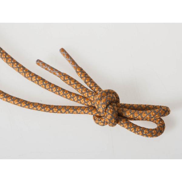 スポーツに最適 スニーカーなど 反射タイプ シューレース 丸紐 靴紐 靴ひも 0.4×120cm#オ...