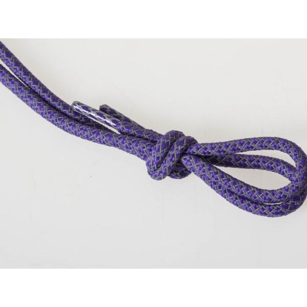 スポーツに最適 スニーカーなど 反射タイプ シューレース 丸紐 靴紐 靴ひも 0.4×120cm#パ...