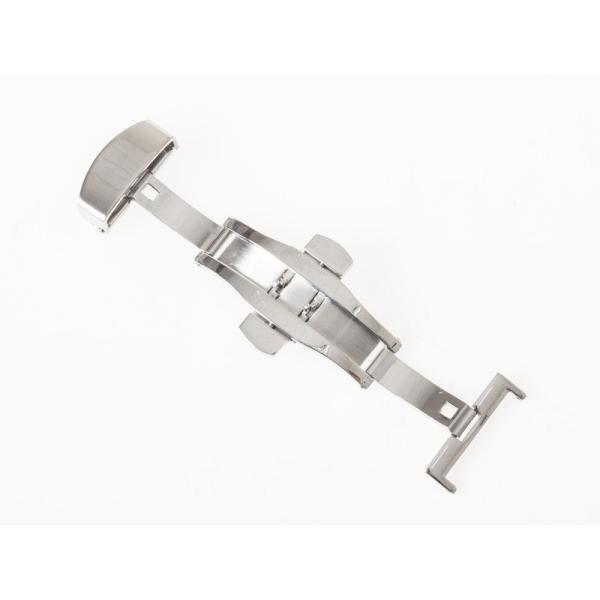 汎用 腕時計 交換用 パーツ 合金製 Dバックル バタフライバックル ダブルタイプ#幅16mm