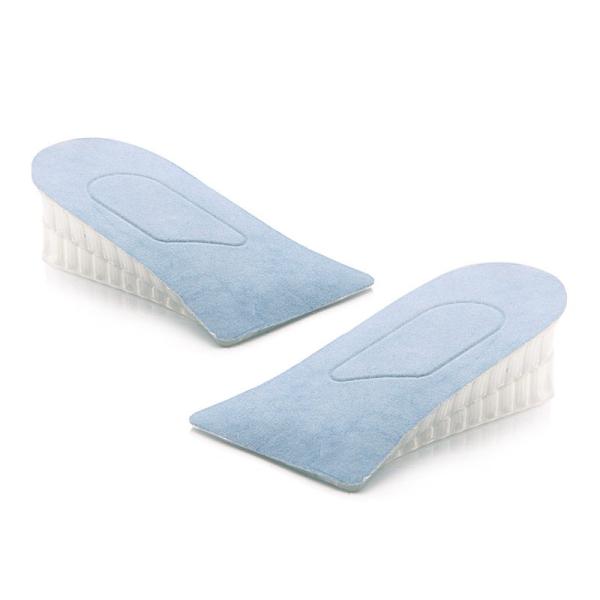 男女兼用 ハーフタイプ シークレットインソール 高さ調整 中敷き 衝撃吸収 左右セット グレー#2段...