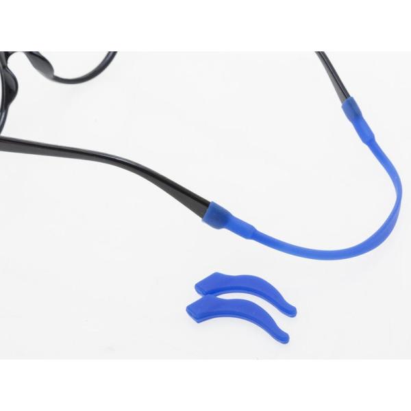 子供用 メガネずり落ち対策 滑り止め 固定 モダンクリップ ピタ掛け 滑り止めシリコン紐付きセット#...