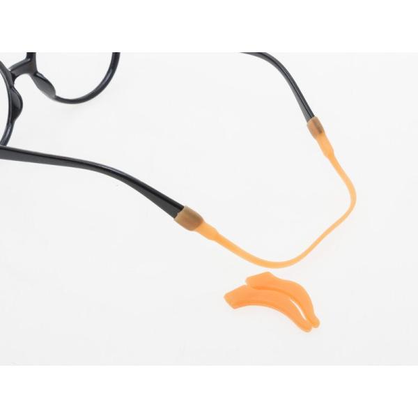 子供用 メガネずり落ち対策 滑り止め 固定 モダンクリップ ピタ掛け 滑り止めシリコン紐付きセット#...