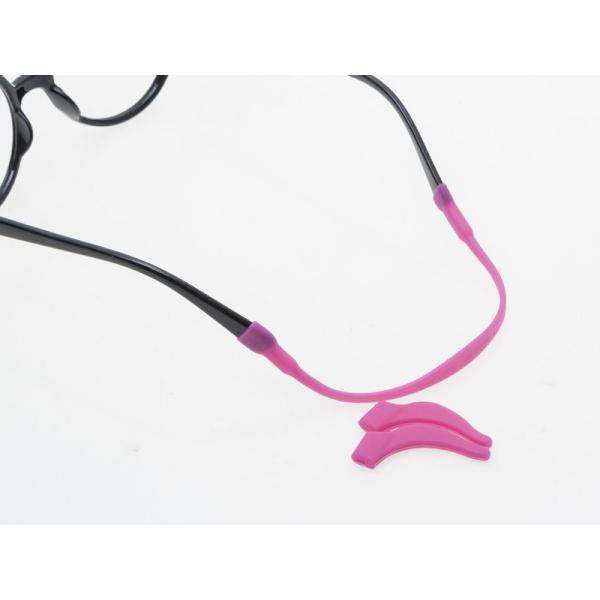 子供用 メガネずり落ち対策 滑り止め 固定 モダンクリップ ピタ掛け 滑り止めシリコン紐付きセット#...