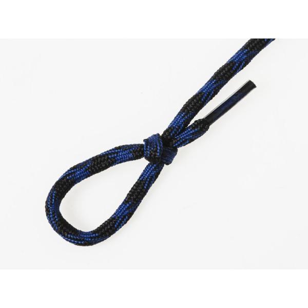 アウトドア ブーツ 登山靴に最適 シューレース 粗い 丸紐 靴紐 靴ひも 0.5×120cm#ブルー...