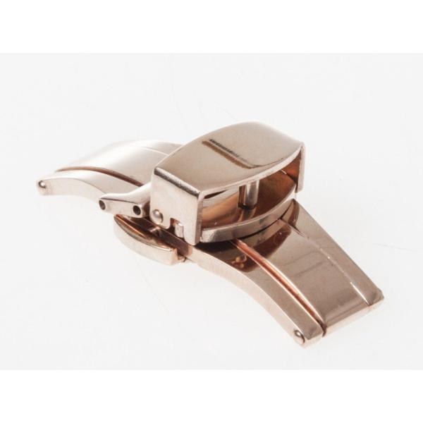 汎用 腕時計 交換用 パーツ 合金製 Dバックル バタフライバックル ダブルタイプ 幅20mm #ロ...