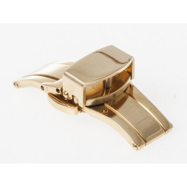 汎用 腕時計 交換用 パーツ 合金製 Dバックル バタフライバックル ダブルタイプ 幅20mm #ゴ...