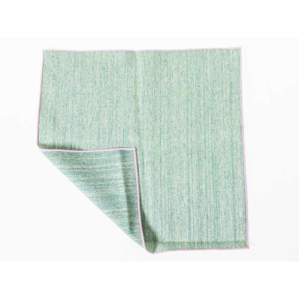 メンズファション 正装 ビジネス カジュアル ポケットチーフ ハンカチ レトロ #グリーン