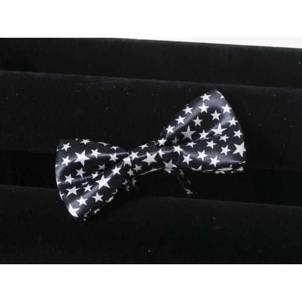 ファッション小物 衣装 コスプレ 正装など リボン ボウタイ#ホワイトスター