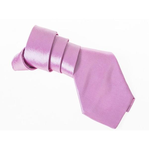 シンプル カジュアル ビジネス 正装 ファッション小物 スーツなど 無地 ネクタイ#ピンク