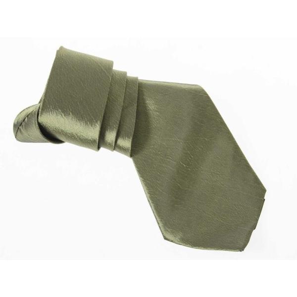 シンプル カジュアル ビジネス 正装 ファッション小物 スーツなど 無地 ネクタイ#グリーン