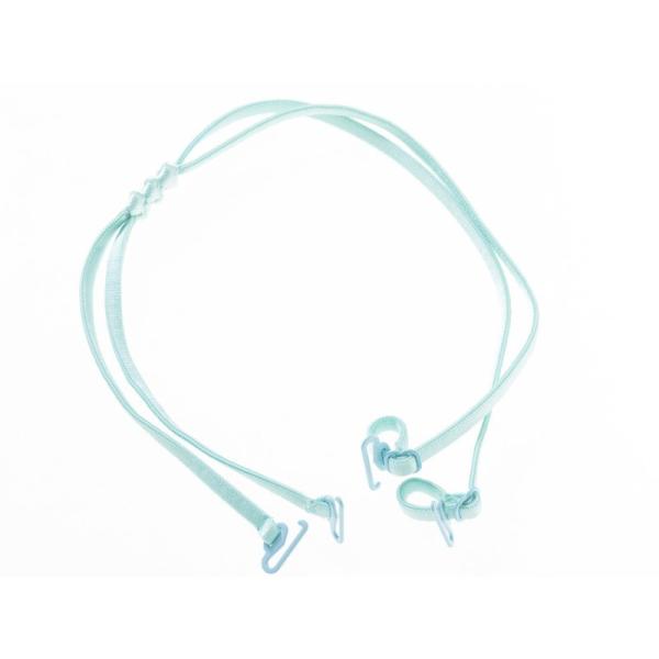 レディースファッション インナー Xライン 中国結び風 ブラジャー付け替えストラップ#ライトブルーグ...