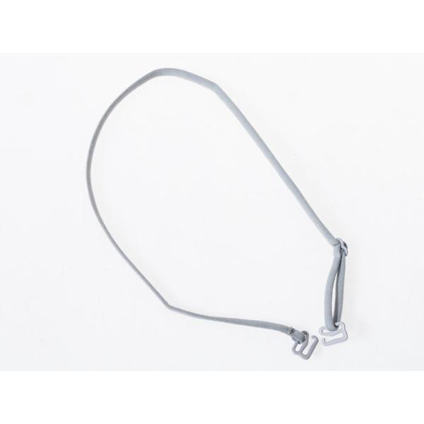 レディース インナー ホルターネック式 カラフル ブラジャー付け替えスパゲティストラップ#グレー