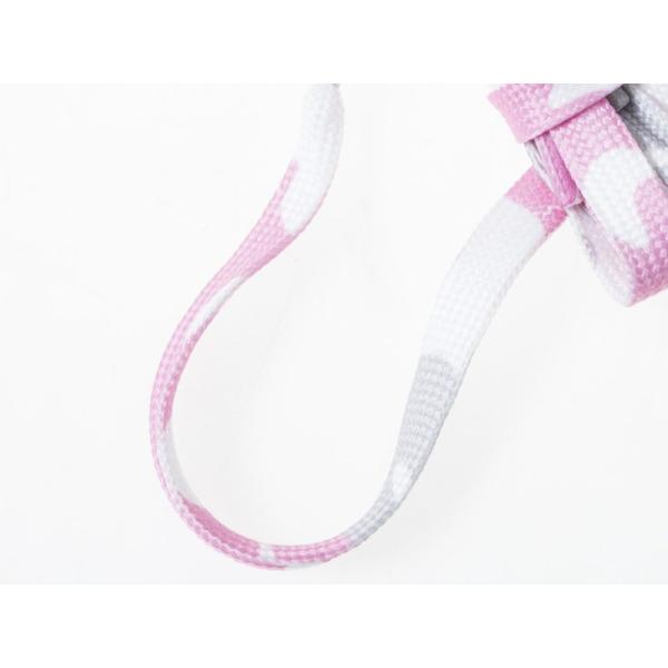 シューレース 平紐 靴紐 靴ひも スニーカー スポーツシューズなど 120×0.8CM#迷彩柄ピンク