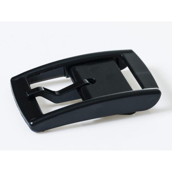 ファッション小物 ベルト用 合成樹脂製 カラフル バックル 3.4CM#ブラック