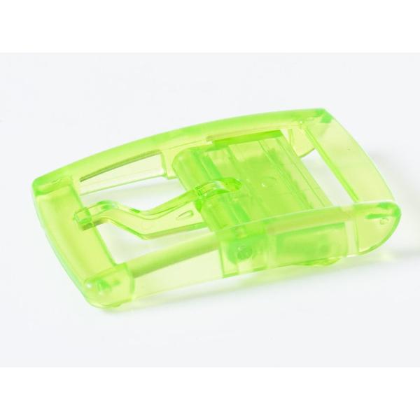 ファッション小物 ベルト用 合成樹脂製 カラフル バックル 3.4CM#グリーン
