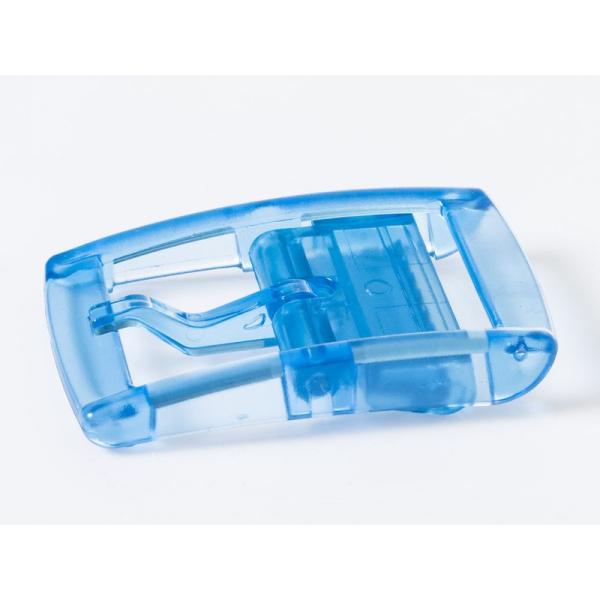 ファッション小物 ベルト用 合成樹脂製 カラフル バックル 3.4CM#ライトブルー