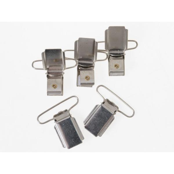 ファッション サスペンダー用 交換用 クリップ 金具 5個入り