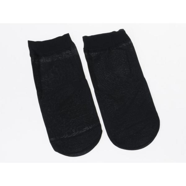 レディース 薄手 ショートストッキング くるぶし丈 高通気性 ソックス 10足セット#ブラック