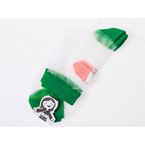 レディース 薄手 ストッキングタイプ ショートソックス ロークルーソックス 高通気性 1足入#グリー...