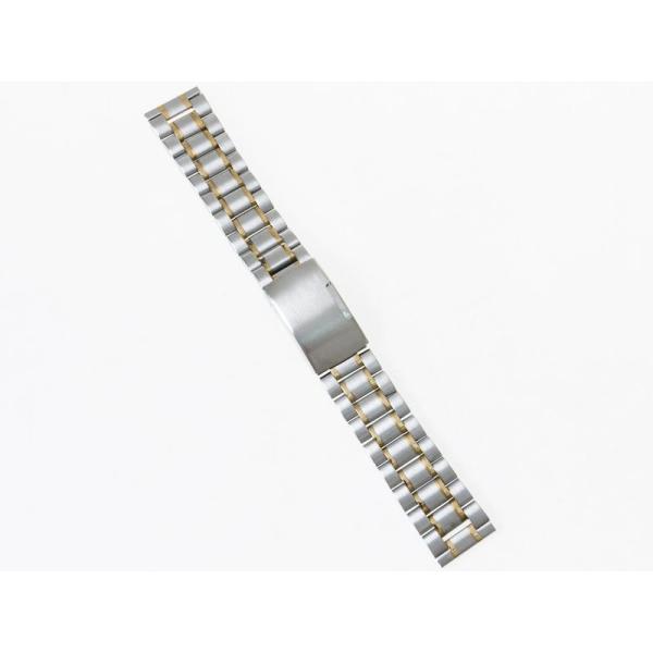 汎用 ステンレス製 腕時計 ベルト ブレスレット バンド Dバックル 交換用 20MM#ミックス