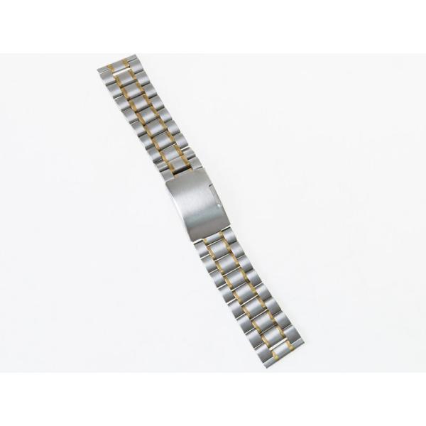 汎用 ステンレス製 腕時計 ベルト ブレスレット バンド Dバックル 交換用 22MM#ミックス