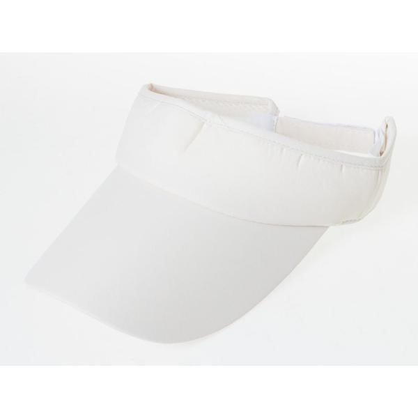 男女兼用 アウトドア ファッション 無地 サンバイザー 帽子 キャップ ハット 日よけ#オフホワイト