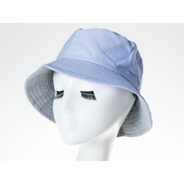ファッション小物 男女兼用 クラッシャー ハット Mサイズ#スカイブルー