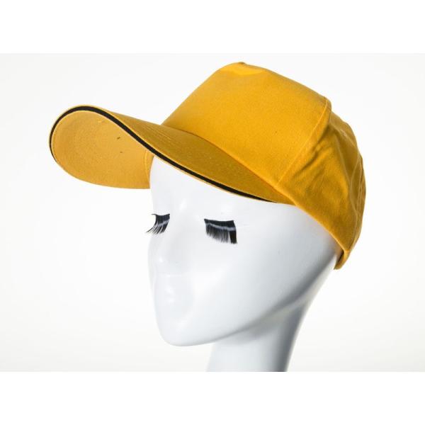 ファッション カジュアル 無地 野球 スケートボードキャップ ベースボールキャップ#イエロー