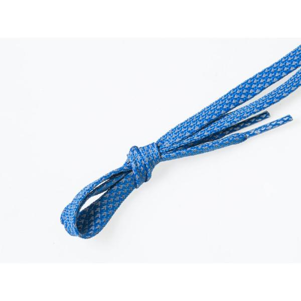 シューレース 光反射 平紐 靴紐 靴ひも スニーカー スポーツシューズなど 120×1CM#ロイヤル...